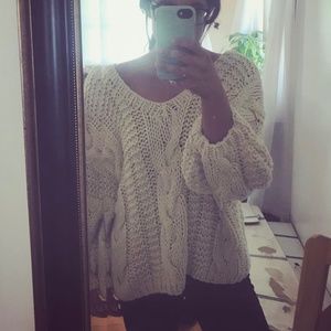 POL oversized chunky sweater